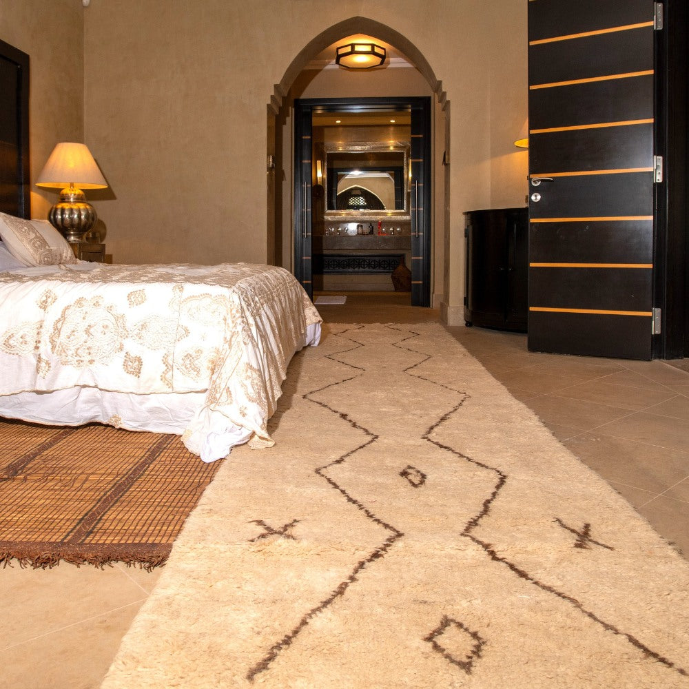 Bedrom Moroccan rug